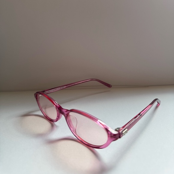 BONNIE CLYDE Pink Tinted Oval Glasses - Picture 6 of 7